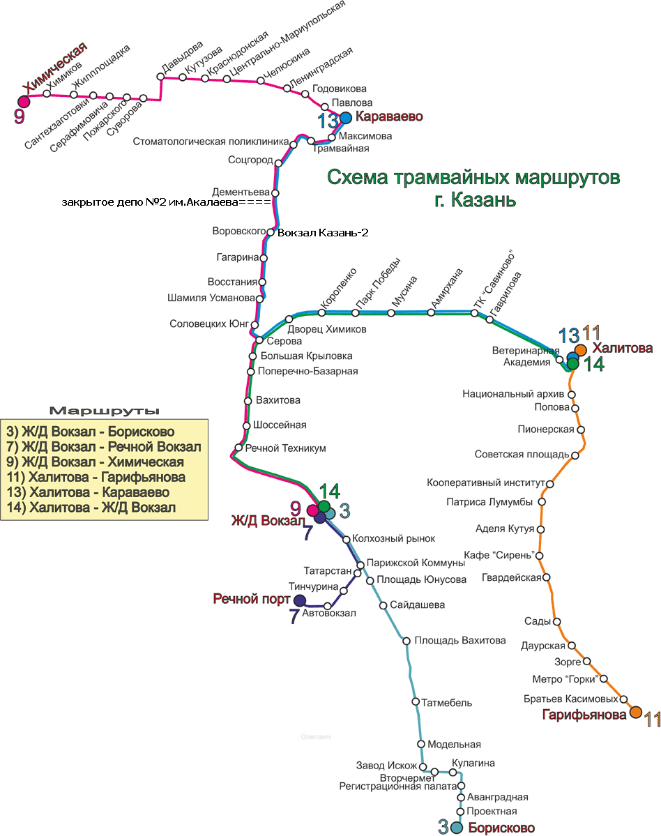 Схема трамваев новокузнецка